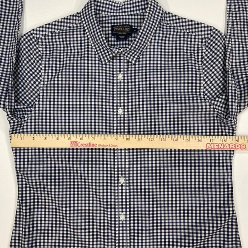 Pendleton Long Sleeve‎ Gingham Button Down Shirt … - image 3
